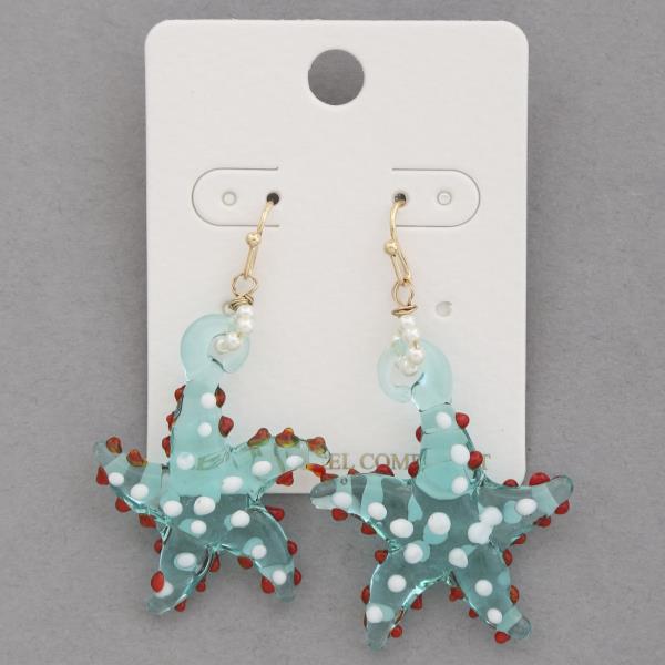 STARFISH DANGLE EARRING