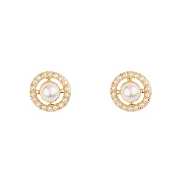 PEARL CAVIAR POST EARRING