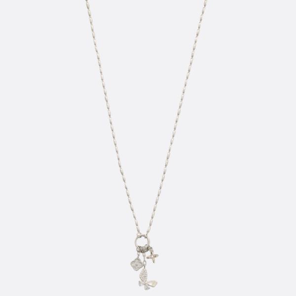 DAINTY BUTTERFLY CZ CHARM NECKLACE