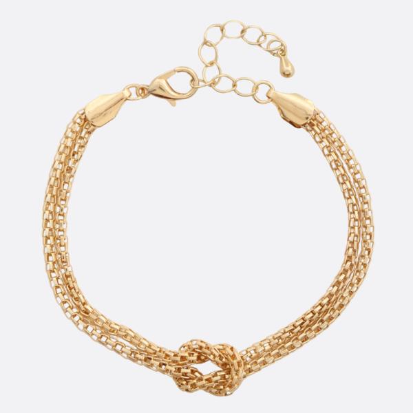 KNOT METAL LINK BRACELET