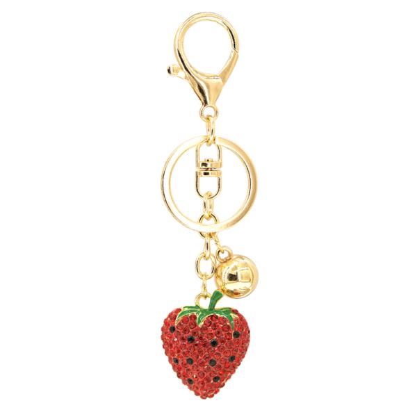 STRAWBERRY KEYRING KEYCHAIN