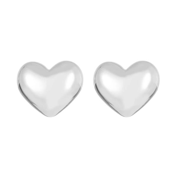 BUBBLE HEART POST EARRING