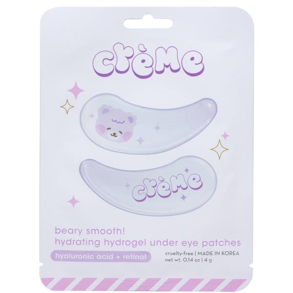 THE CREME SHOP BEARY SMOOTH HYDRATING HYDROGEL UNDER EYE PATCHES (6 UNITS)