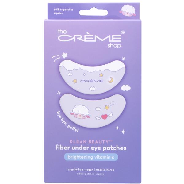 THE CREME SHOP X KLEAN BEAUTY FIBER UNDER EYE PATCHES SET