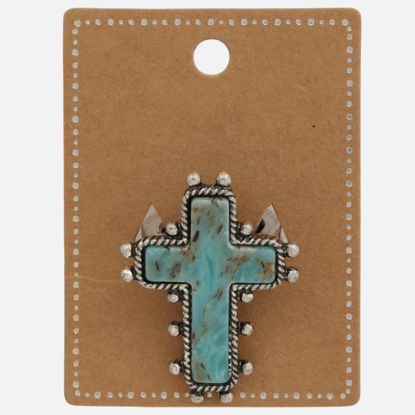 WESTERN STYLE CROSS STRETCH RING