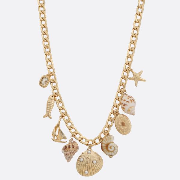 SEA LIFE MULTI CHARM NECKLACE