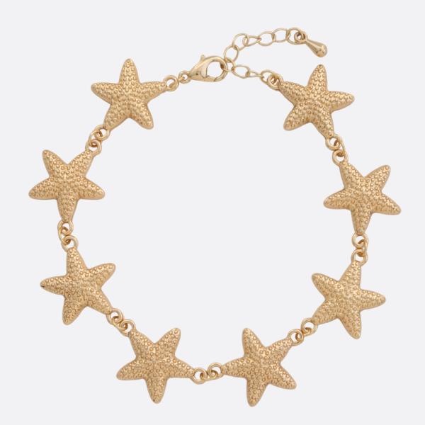 STARFISH LINK METAL BRACELET