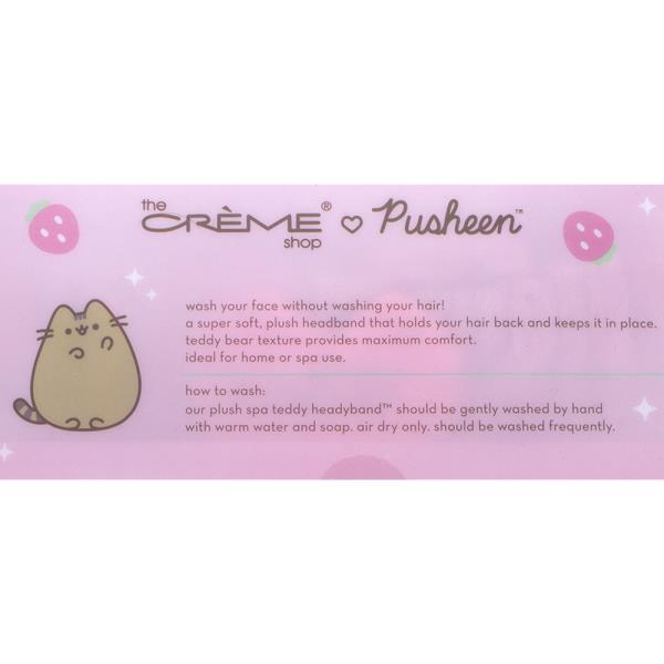 THE CREME SHOP PUSHEEN 3D TEDDY HEADYBAND PLUSHIE SPA HEADBAND