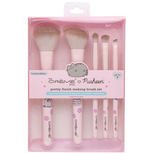 THE CREME SHOP PUSHEEN PRETTY FINISH MAKEUP BRUSH SET