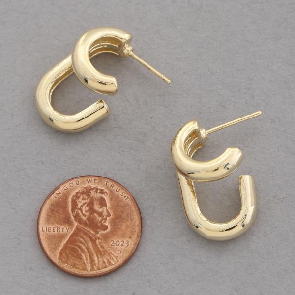 SODAJO GOLD DIPPED EARRING