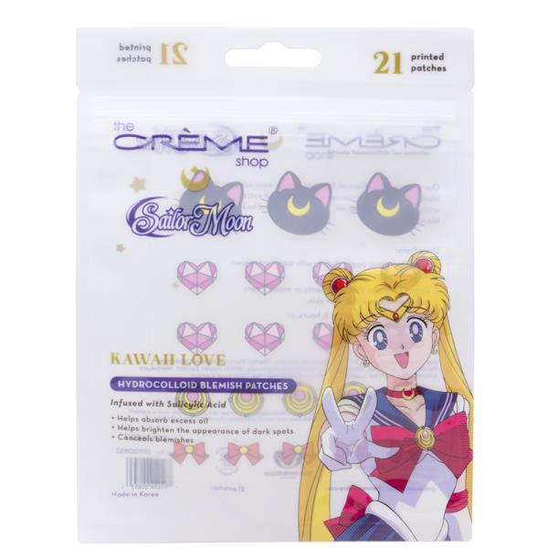 THE CREME SHOP X SAILOR MOON KAWAII LOVE HYDROCOLLOID BLEMISH PATCHES (6 UNITS)