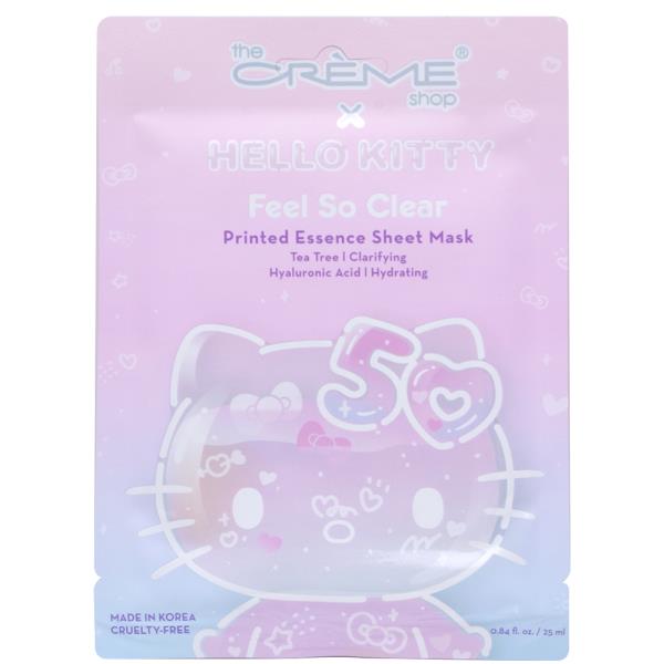 THE CREME SHOP X HELLO KITTY FEEL SO CLEAR PRINTED ESSENCE SHEET MASK (6 UNITS)