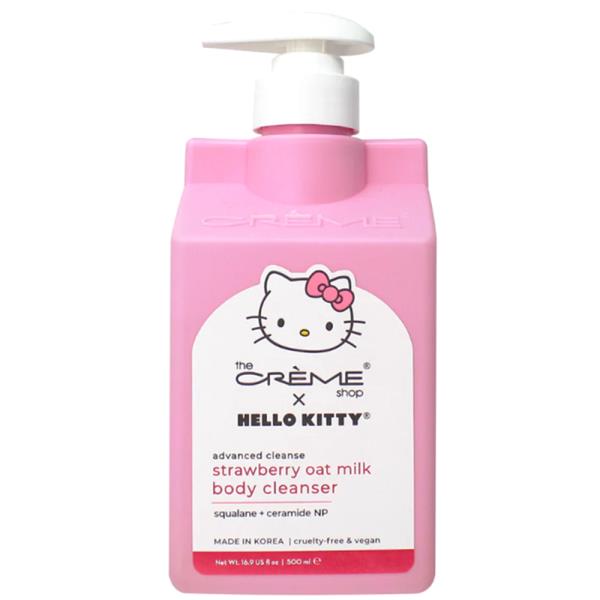 THE CREME SHOP HELLO KITTY ADVANCED CLEANSE BODY CLEANSER STRAWBERRY OAT MILK