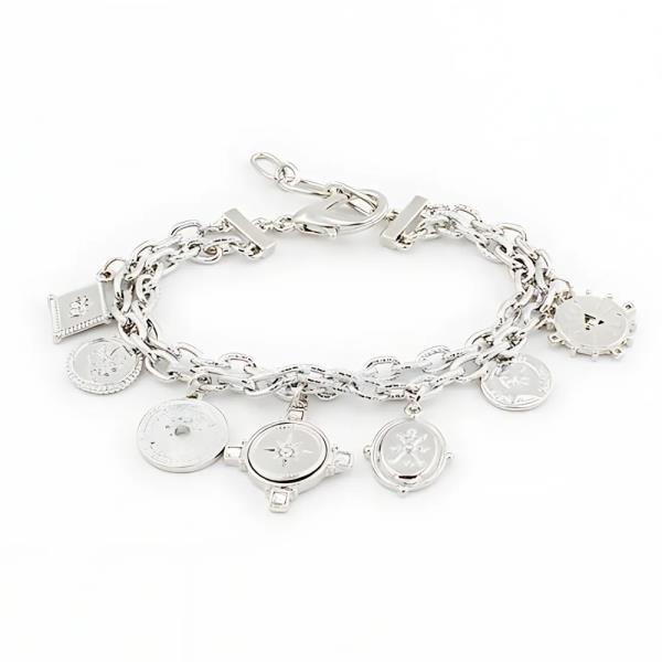 MULTI METAL CHARM BRACELET