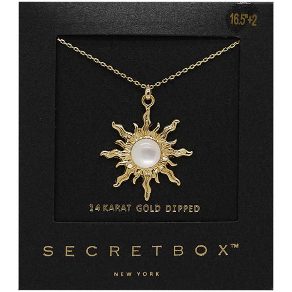 SECRET BOX GOLD DIPPED SUNLIGHT NECKLACE