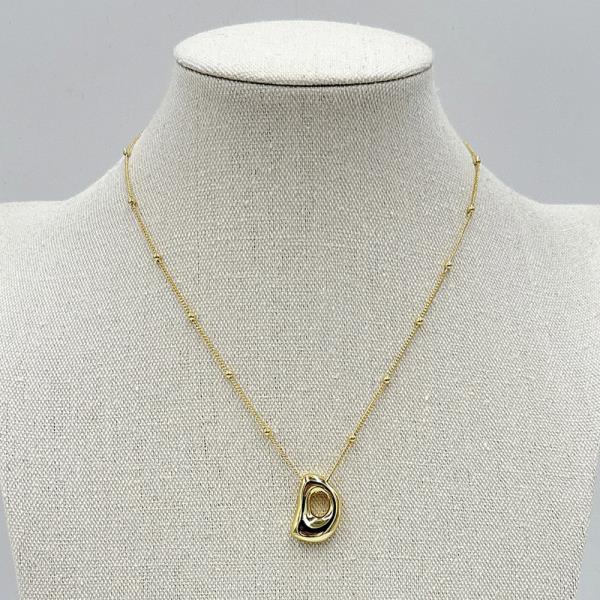 14K GOLD DIPPED BOLD INITIAL NECKLACE