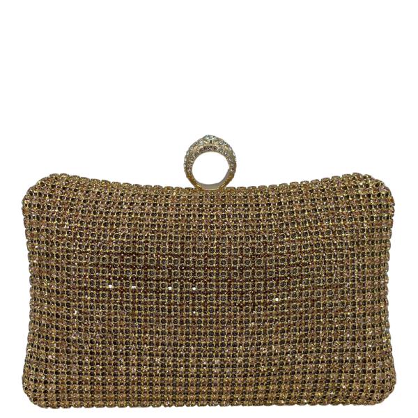 RHINESTONE EVENING CLUTCH BAG