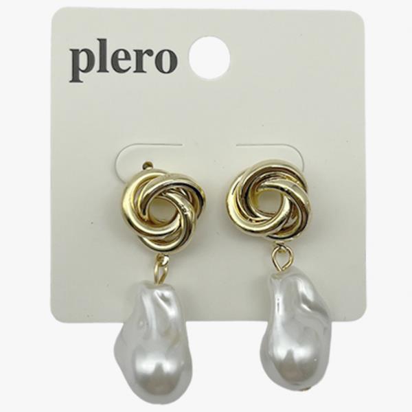 PEARL METAL EARRING (12 UNITS)