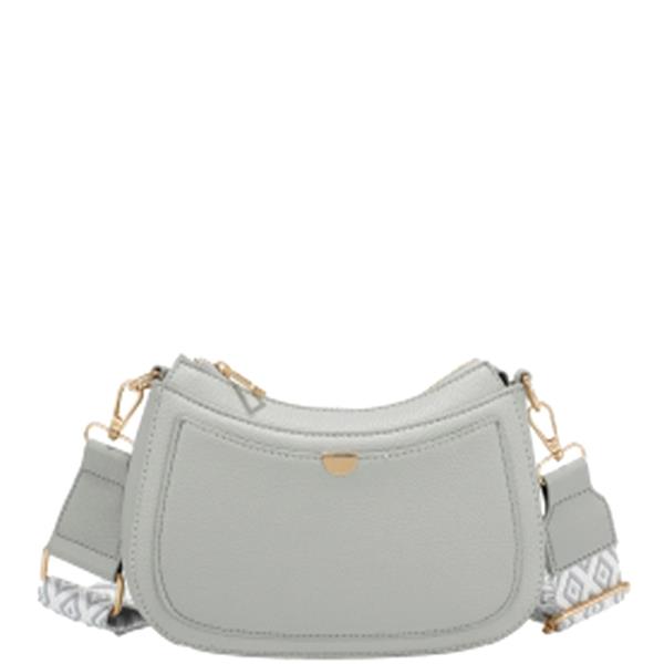 SMOOTH CURVED CROSSBODY BAG