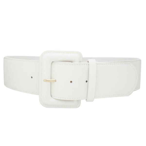 RECTANGLE COVER BUCKLE ELASTIC BELT