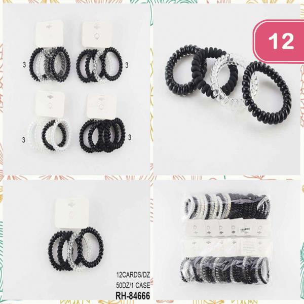 SWIRL HAIR TIE (12 UNITS)