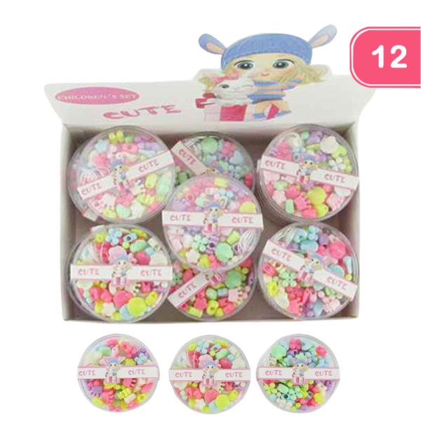 MULTI CUTE BEAD SET (12 UNITS)