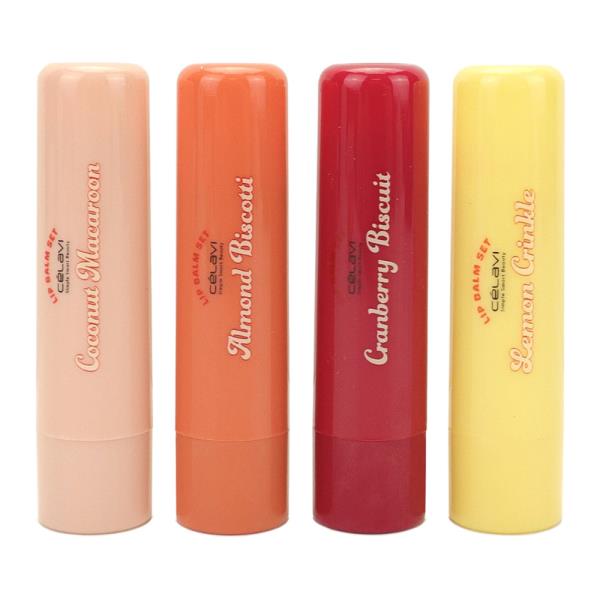 CELAVI 4PC SUGAR COOKIES LIP BALM (12 UNITS)