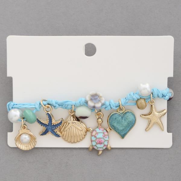 SEA LIFE ASSORTED CHARM BRACELET