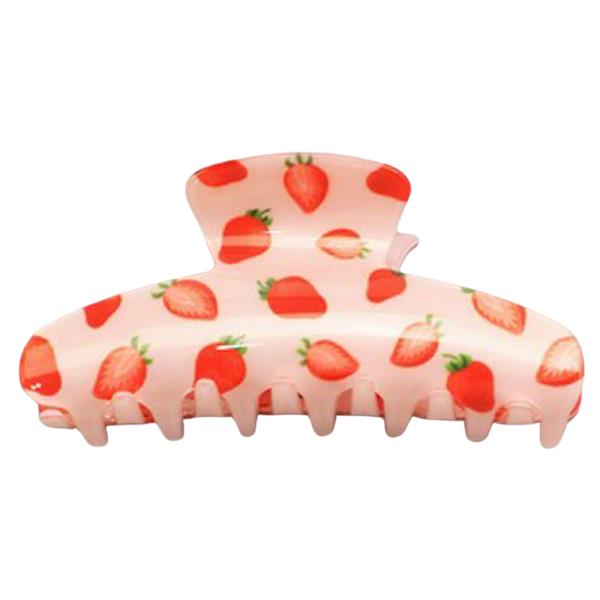 STRAWBERRY HAIR CLAW JAW CLIP