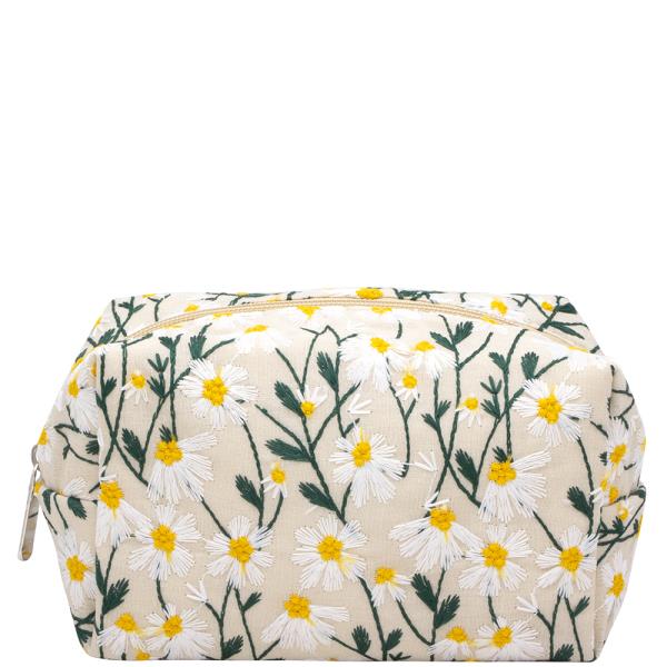 SUNFLOWER ZIPPER POUCH BAG