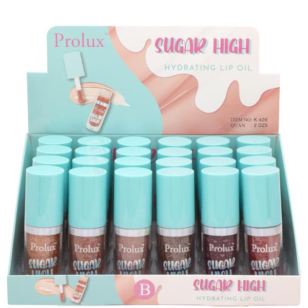 PROLUX SUGAR HIGH HYDRATING LIP OIL (24 UNITS)