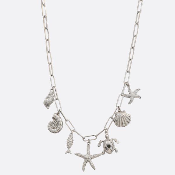 SEA LIFE MULTI CHARM NECKLACE