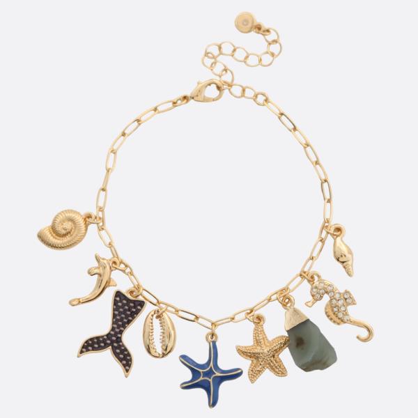 SEA LIFE MULTI CHARM BRACELET