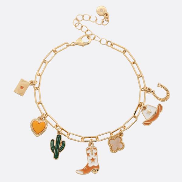 WESTERN STYLE CHARM BRACELET