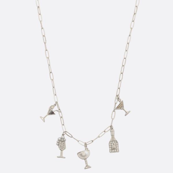 FESTIVE CHARM STATION NECKLACE