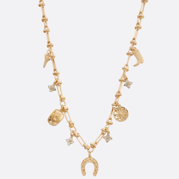 WESTERN STYLE MULTI CHARM NECKLACE