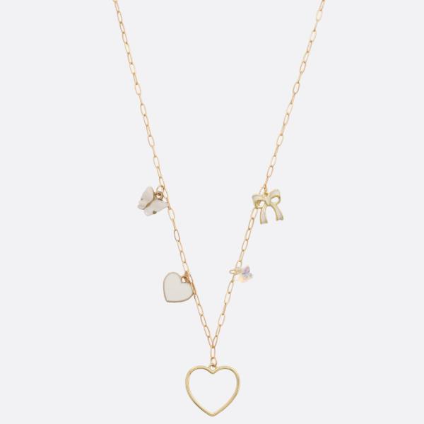 SDJ HEART STATION NECKLACE