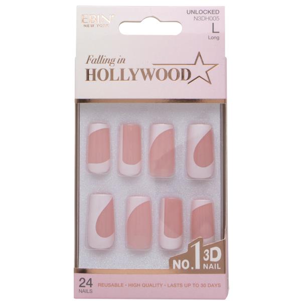 EBIN FALLING IN HOLLYWOOD NAIL DECORATION SET