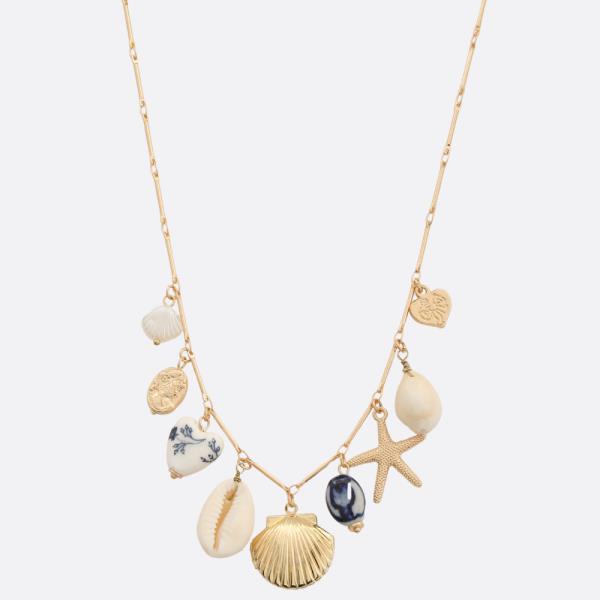 SEA LIFE MULTI CHARM STATION NECKLACE