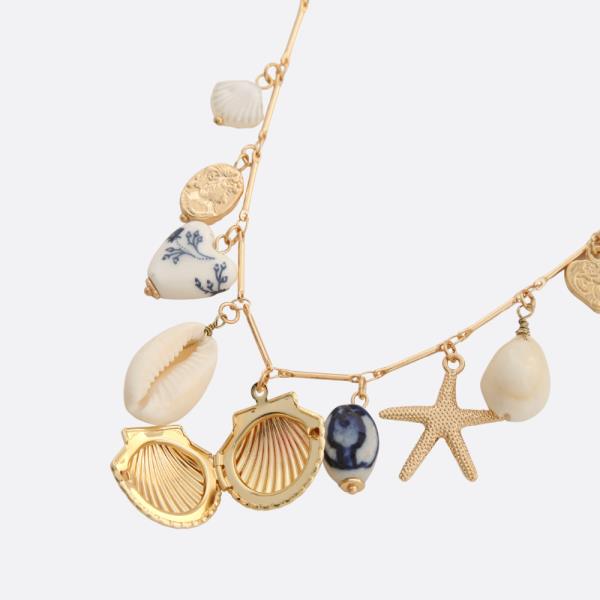 SEA LIFE MULTI CHARM STATION NECKLACE