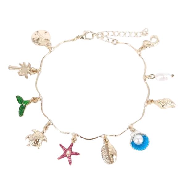 SEA LIFE MULTI CHARM BRACELET