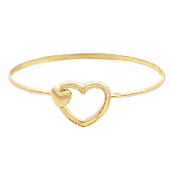 HEART BANGLE BRACELET