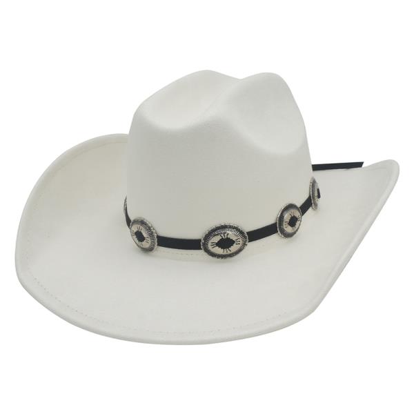 CONCHO BEAM BANDED COWBOY HAT
