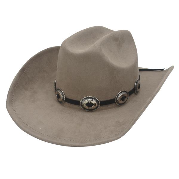 CONCHO BEAM BANDED COWBOY HAT