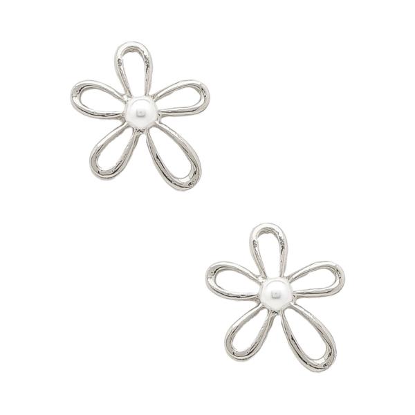 FLOWER POST EARRING