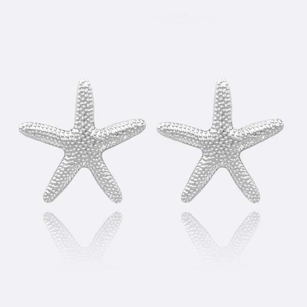 CHUNKY STARFISH STUD EARRING