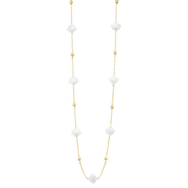 PEARL SHELL SHORT NECKLACE