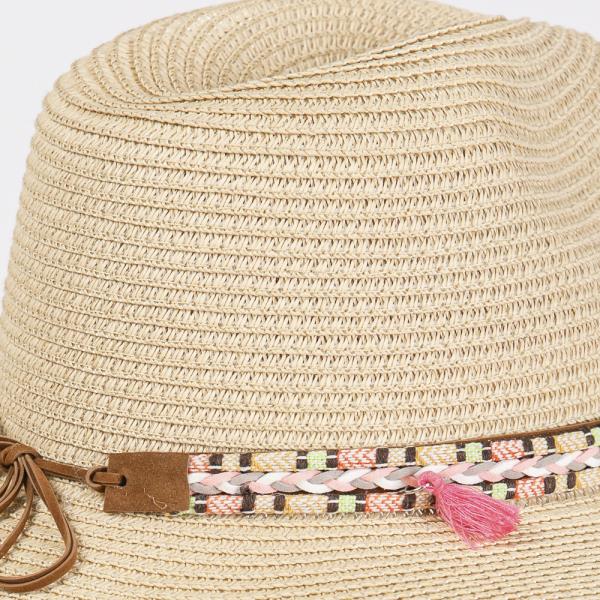 BOHO TASSEL BAND STRAW SUN HAT