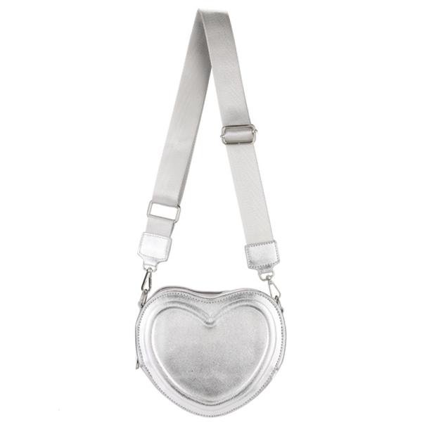 VALENTINE`S DAY HEART ADJUSTABLE CROSSBODY BAG