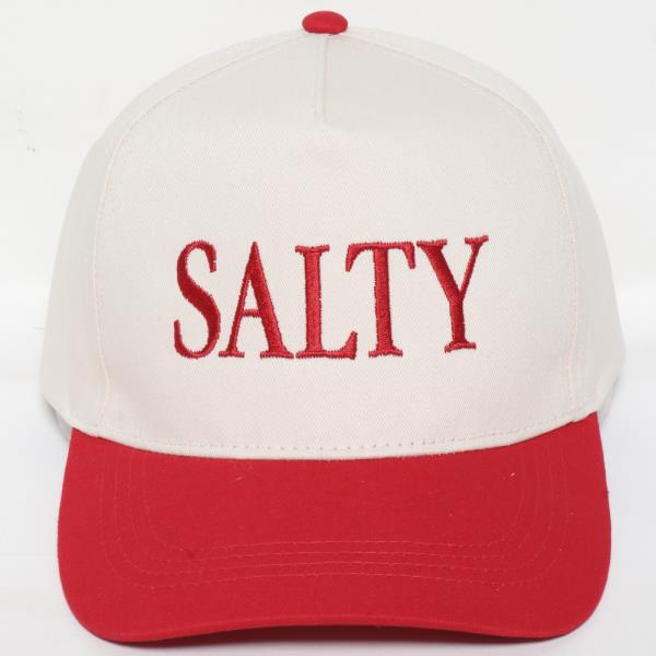 SALTY EMB TWO TONE 5 PANEL BASEBALL CAP